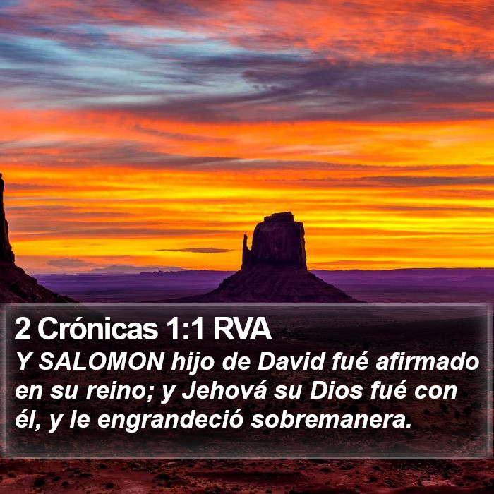 2 Crónicas 1:1 RVA Bible Study