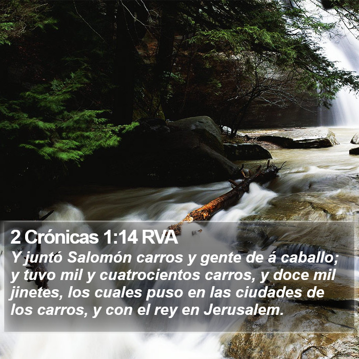 2 Crónicas 1:14 RVA Bible Study