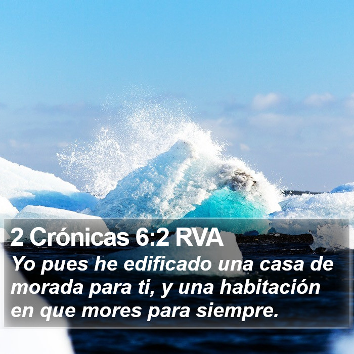 2 Crónicas 6:2 RVA Bible Study