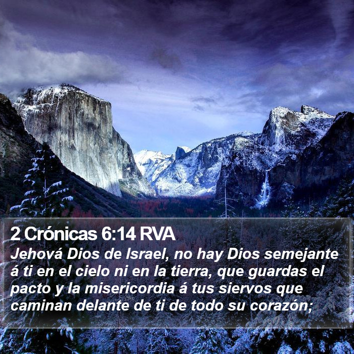 2 Crónicas 6:14 RVA Bible Study