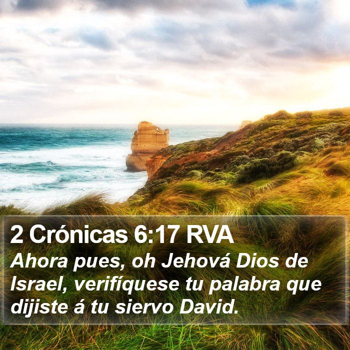 2 Crónicas 6:17 RVA Bible Study