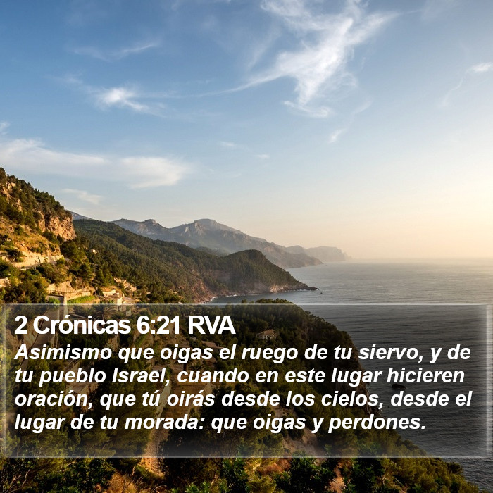 2 Crónicas 6:21 RVA Bible Study