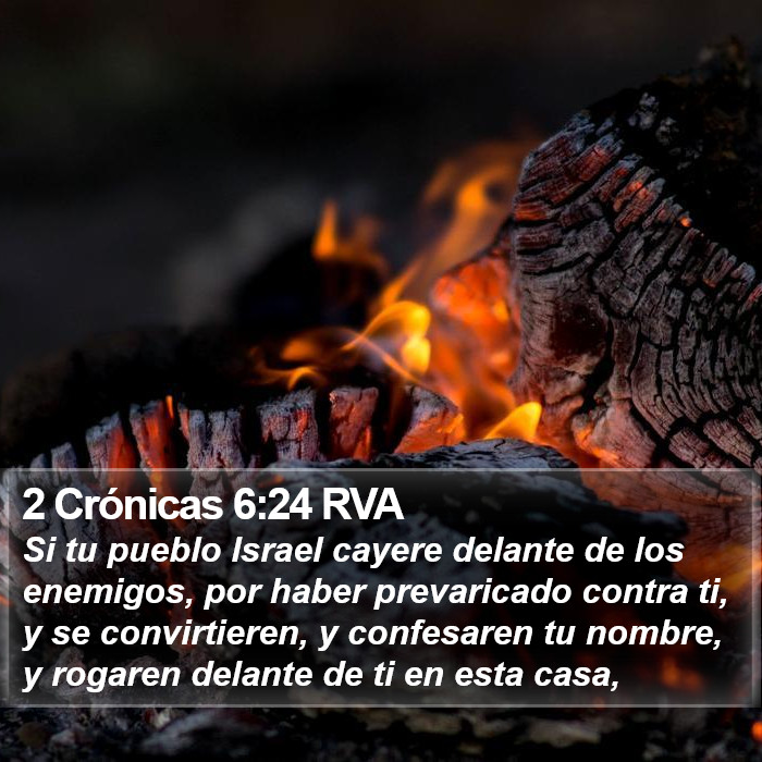 2 Crónicas 6:24 RVA Bible Study