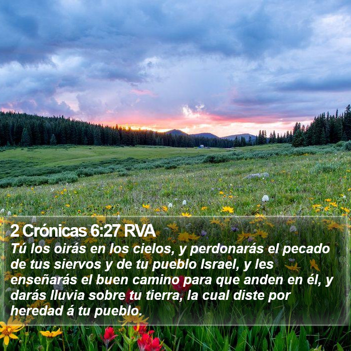 2 Crónicas 6:27 RVA Bible Study