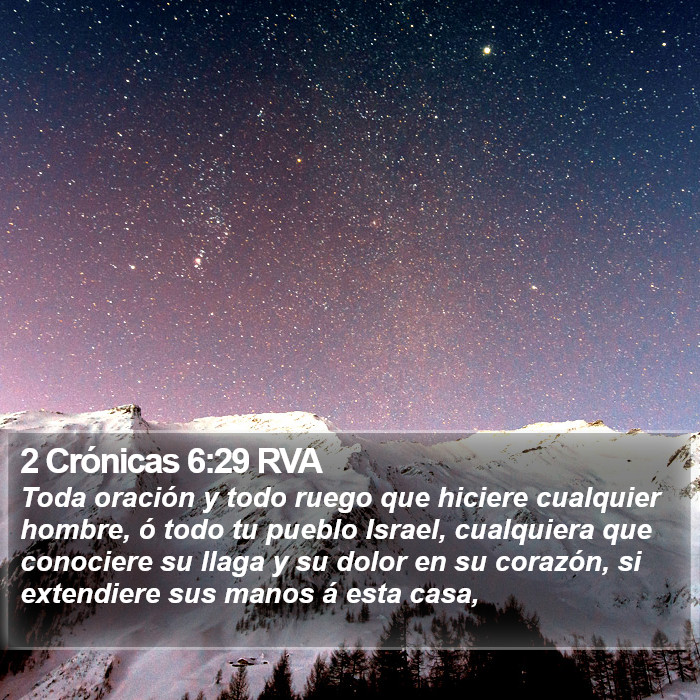 2 Crónicas 6:29 RVA Bible Study