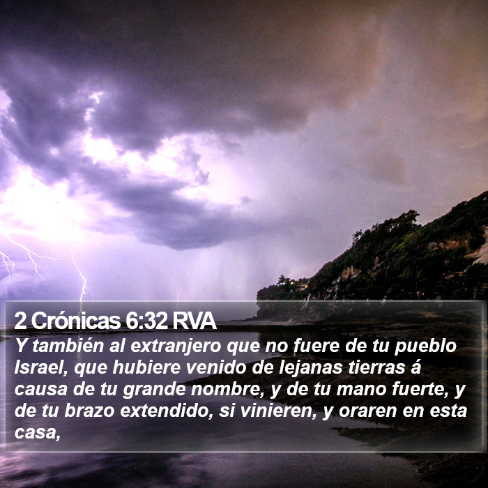 2 Crónicas 6:32 RVA Bible Study