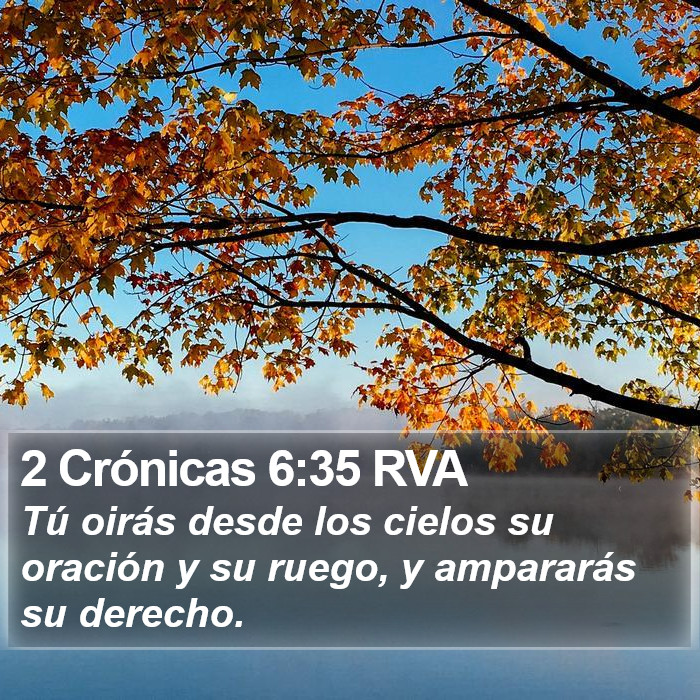 2 Crónicas 6:35 RVA Bible Study