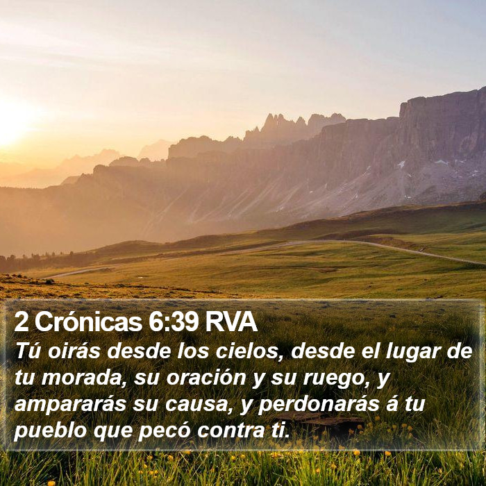 2 Crónicas 6:39 RVA Bible Study