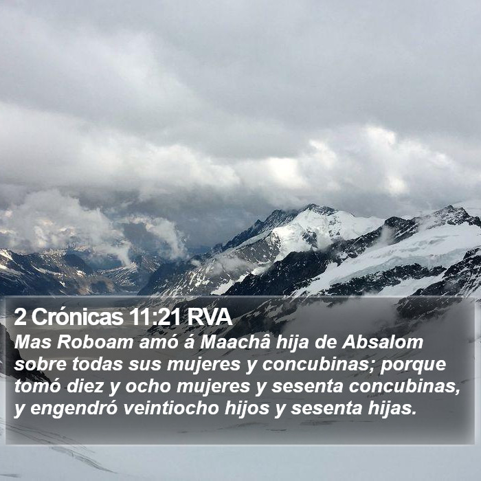 2 Crónicas 11:21 RVA Bible Study