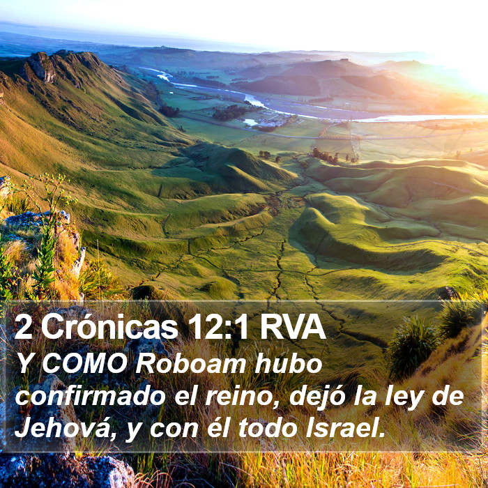 2 Crónicas 12:1 RVA Bible Study