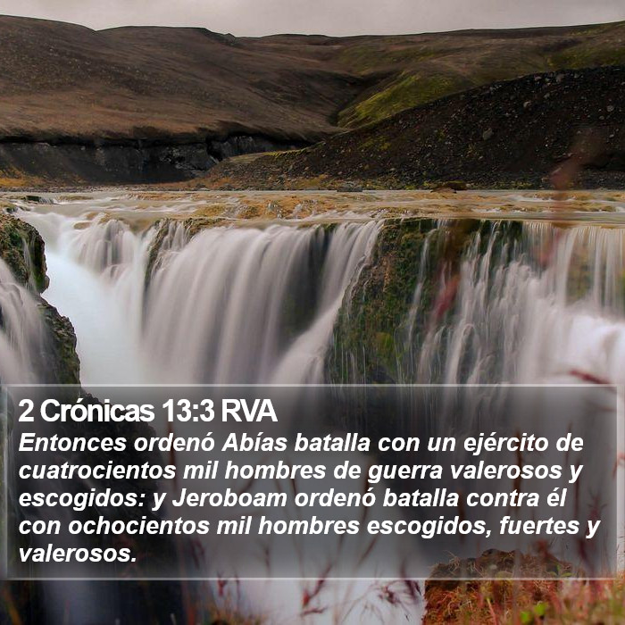 2 Crónicas 13:3 RVA Bible Study