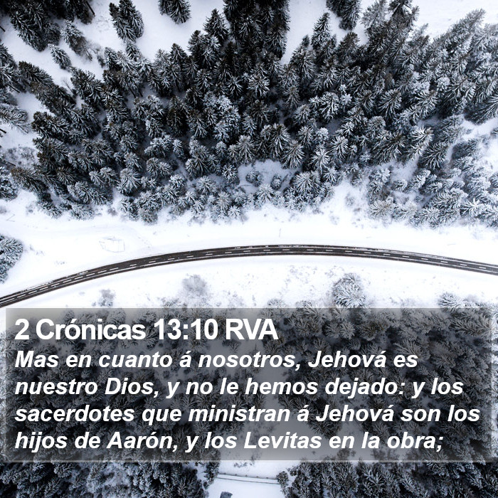 2 Crónicas 13:10 RVA Bible Study