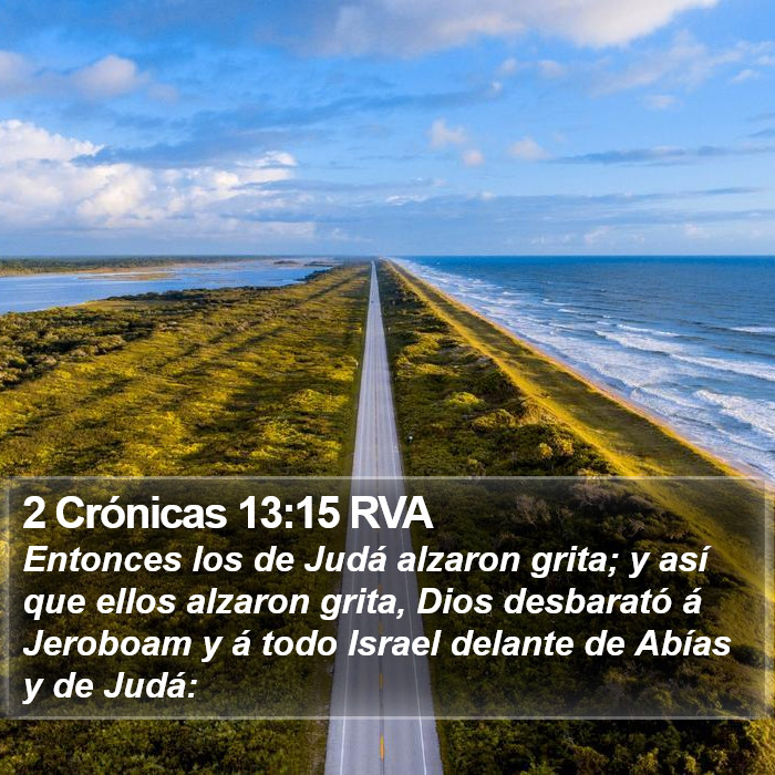 2 Crónicas 13:15 RVA Bible Study