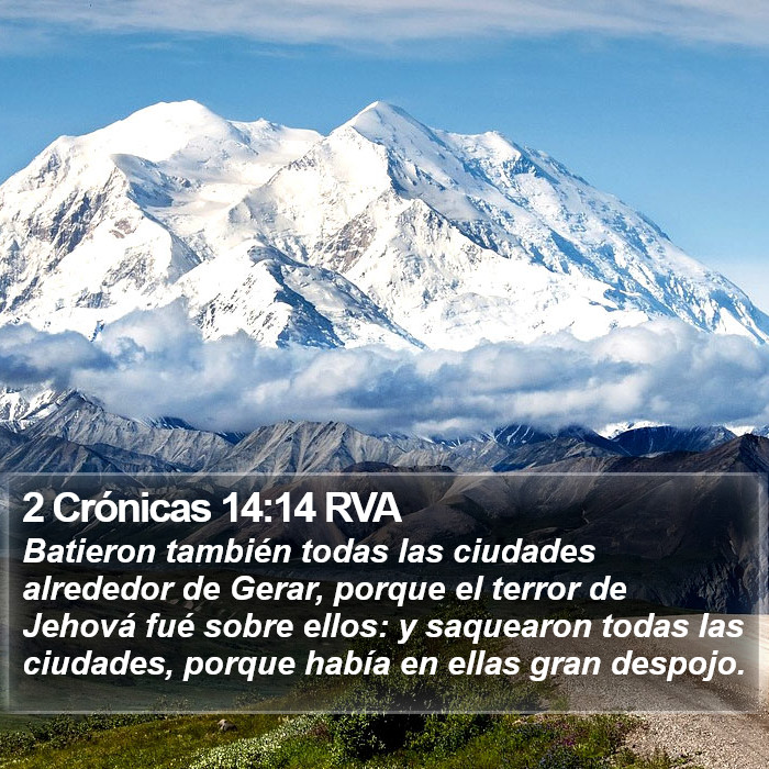 2 Crónicas 14:14 RVA Bible Study