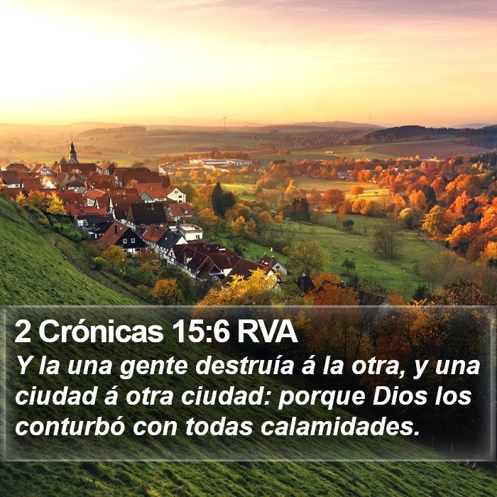 2 Crónicas 15:6 RVA Bible Study