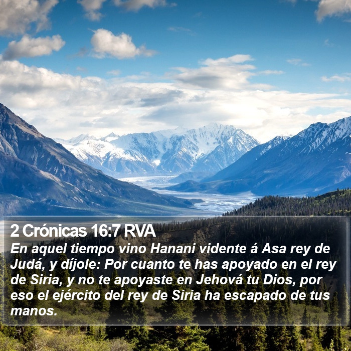 2 Crónicas 16:7 RVA Bible Study