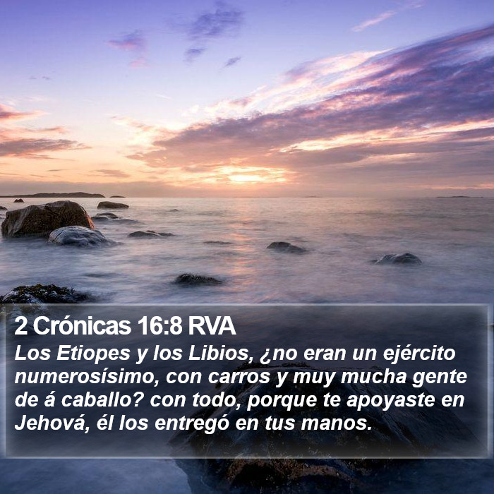 2 Crónicas 16:8 RVA Bible Study