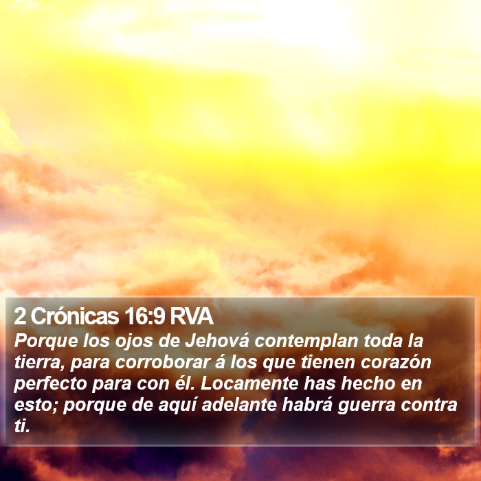 2 Crónicas 16:9 RVA Bible Study