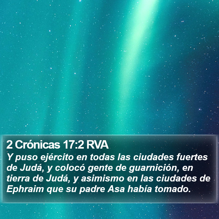 2 Crónicas 17:2 RVA Bible Study