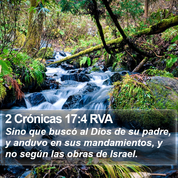 2 Crónicas 17:4 RVA Bible Study