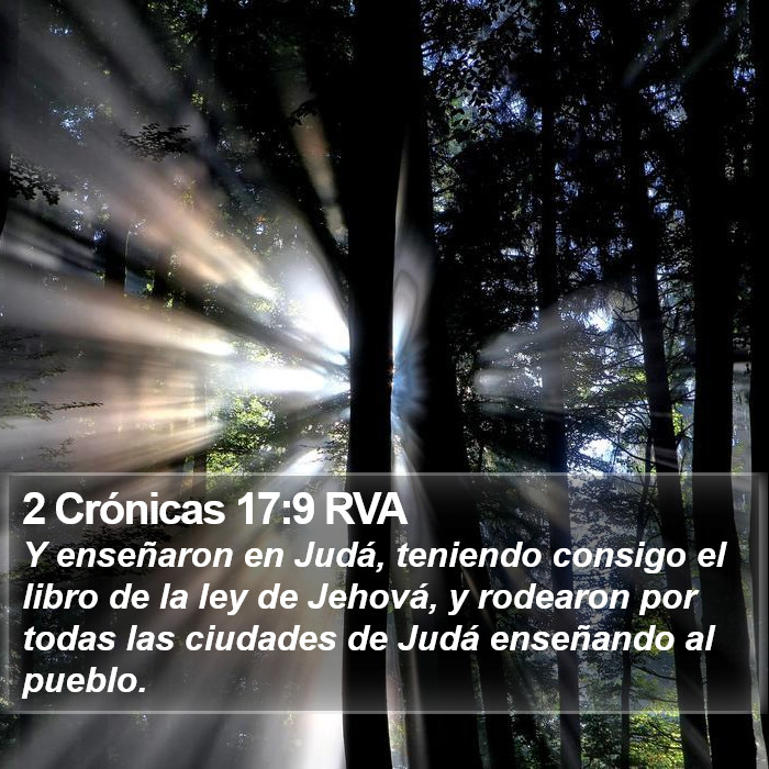 2 Crónicas 17:9 RVA Bible Study