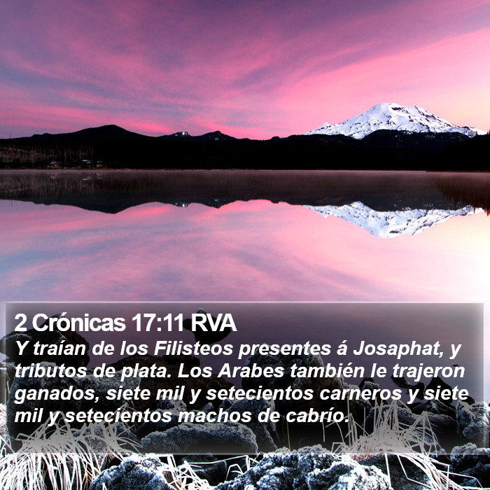 2 Crónicas 17:11 RVA Bible Study