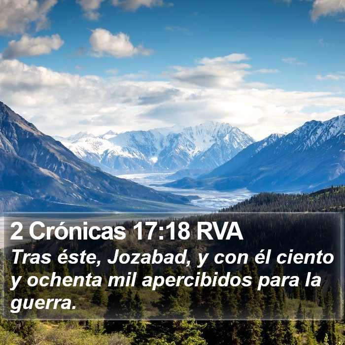 2 Crónicas 17:18 RVA Bible Study