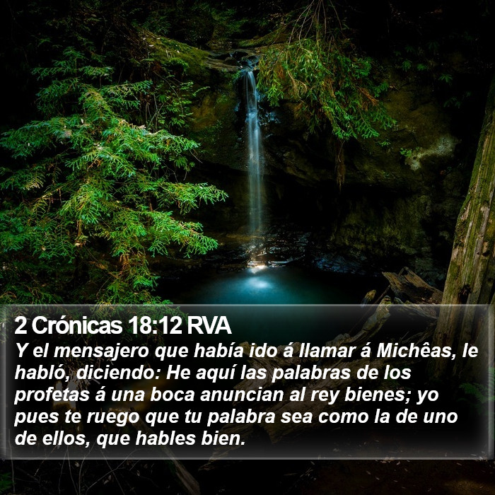 2 Crónicas 18:12 RVA Bible Study