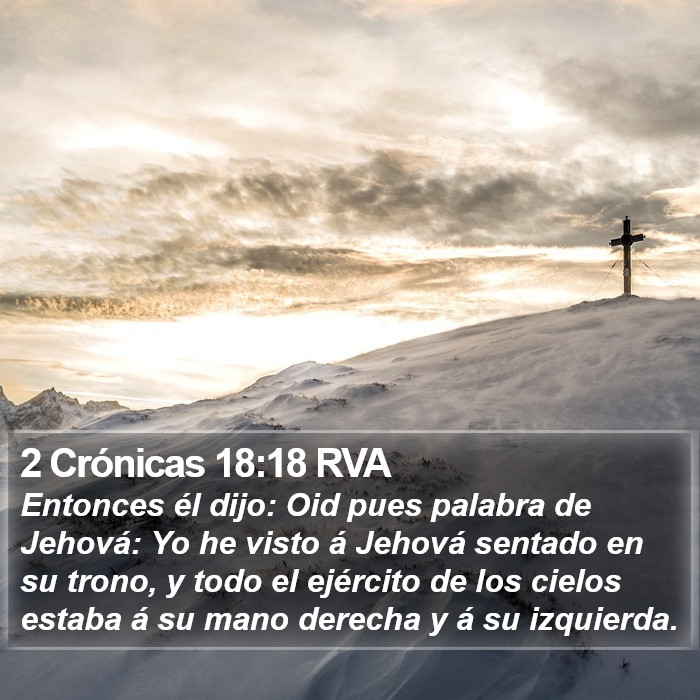 2 Crónicas 18:18 RVA Bible Study