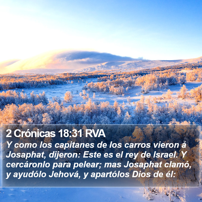 2 Crónicas 18:31 RVA Bible Study