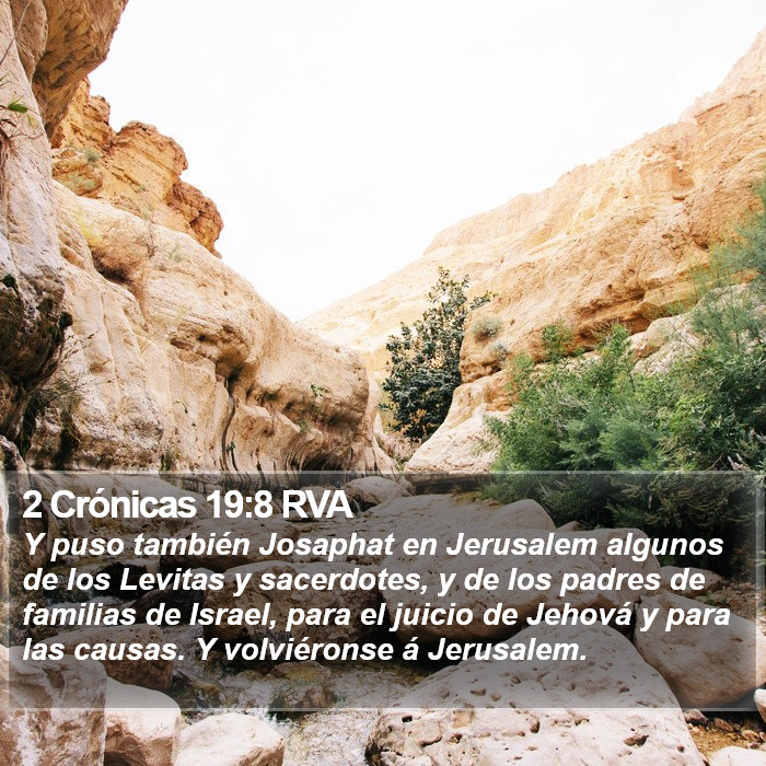 2 Crónicas 19:8 RVA Bible Study