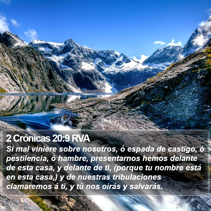 2 Crónicas 20:9 RVA Bible Study