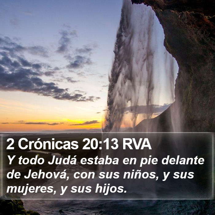 2 Crónicas 20:13 RVA Bible Study