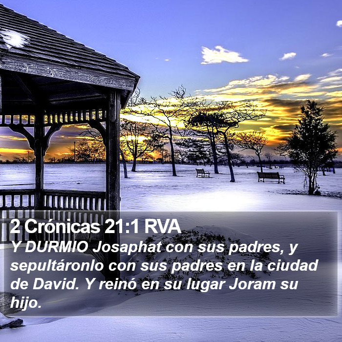 2 Crónicas 21:1 RVA Bible Study