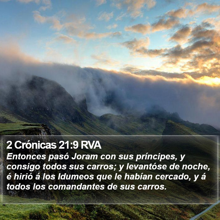 2 Crónicas 21:9 RVA Bible Study