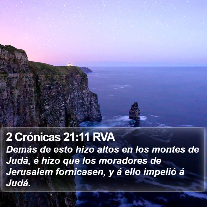 2 Crónicas 21:11 RVA Bible Study