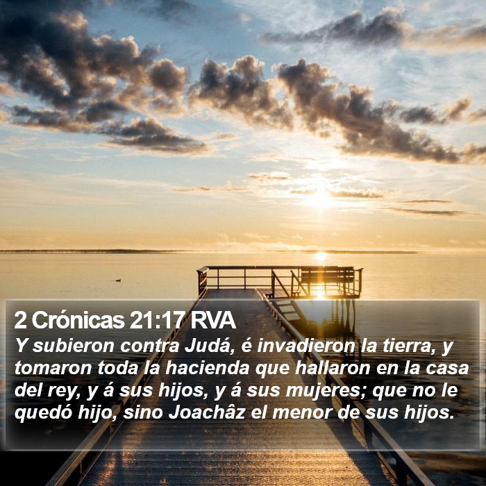 2 Crónicas 21:17 RVA Bible Study