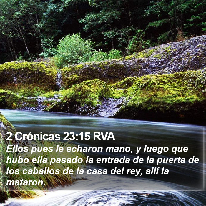 2 Crónicas 23:15 RVA Bible Study