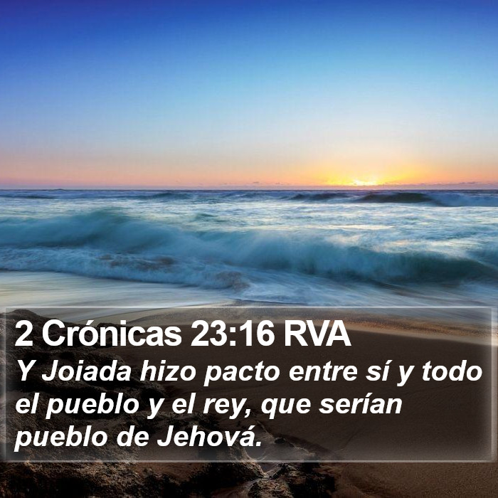 2 Crónicas 23:16 RVA Bible Study