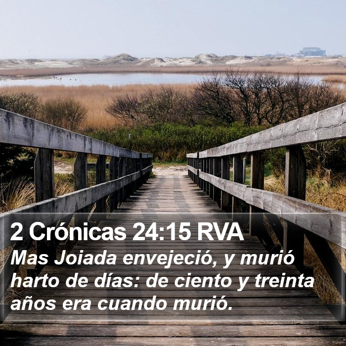 2 Crónicas 24:15 RVA Bible Study