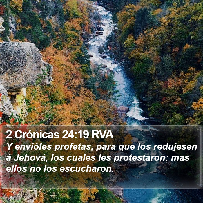 2 Crónicas 24:19 RVA Bible Study