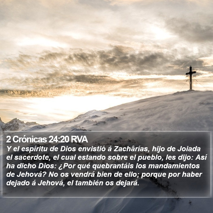 2 Crónicas 24:20 RVA Bible Study