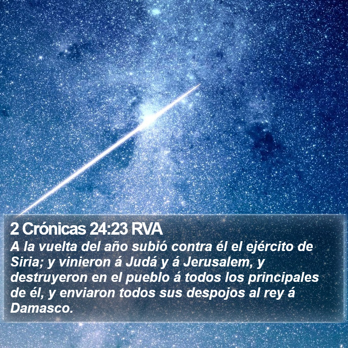 2 Crónicas 24:23 RVA Bible Study