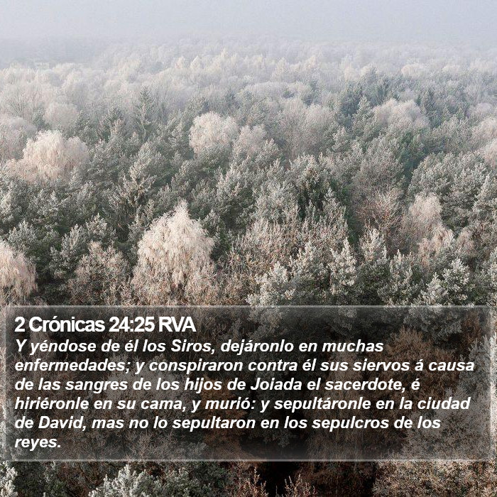 2 Crónicas 24:25 RVA Bible Study