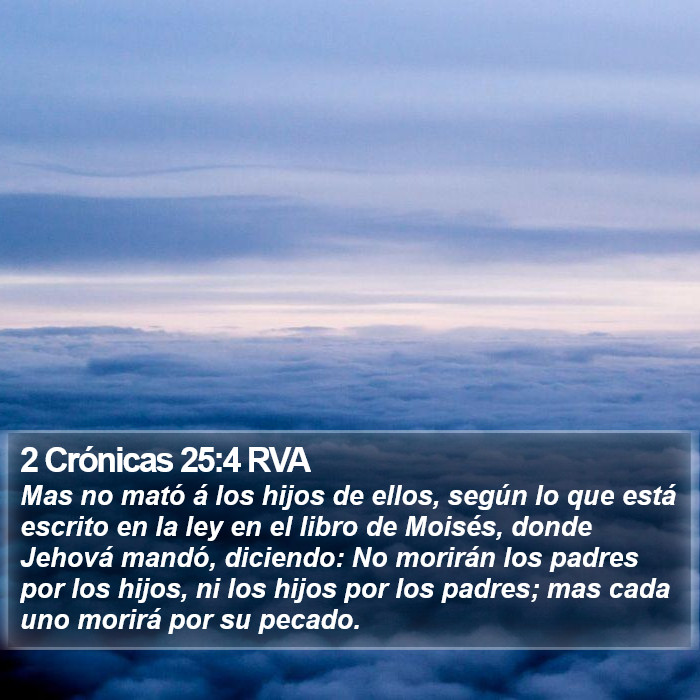 2 Crónicas 25:4 RVA Bible Study