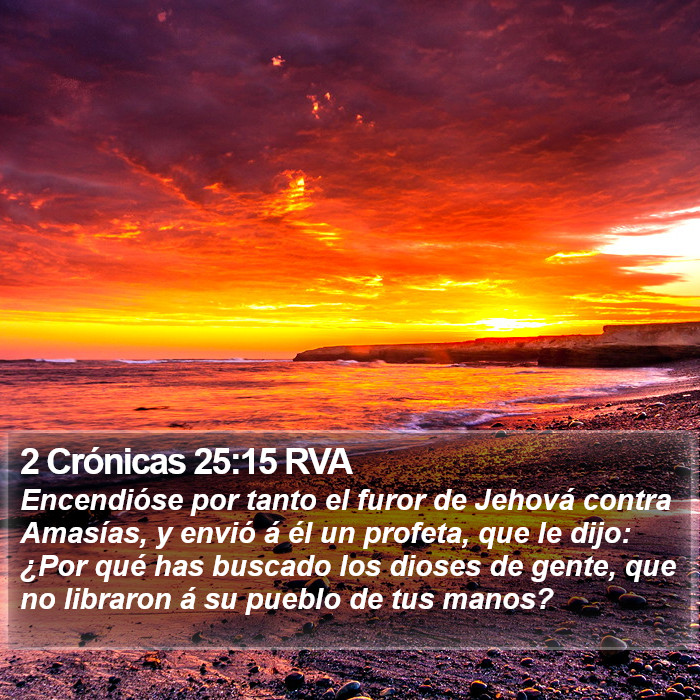 2 Crónicas 25:15 RVA Bible Study