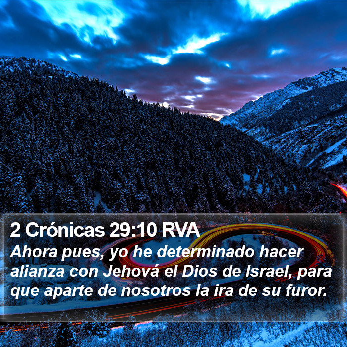 2 Crónicas 29:10 RVA Bible Study