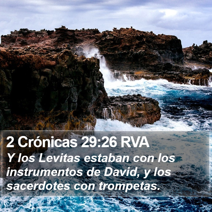 2 Crónicas 29:26 RVA Bible Study