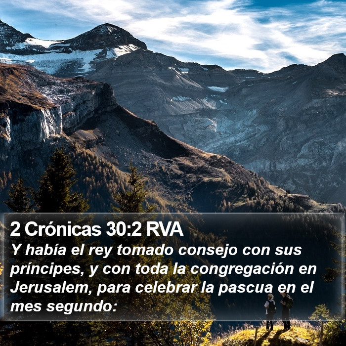 2 Crónicas 30:2 RVA Bible Study