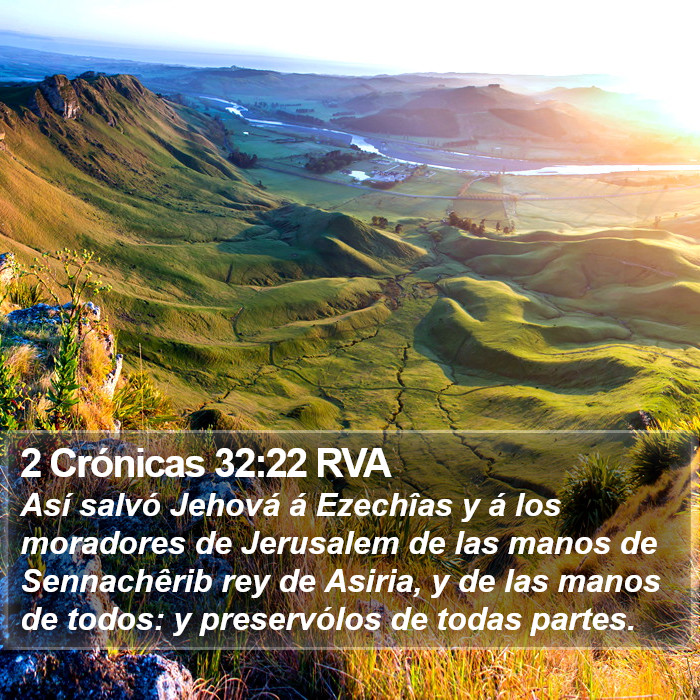 2 Crónicas 32:22 RVA Bible Study